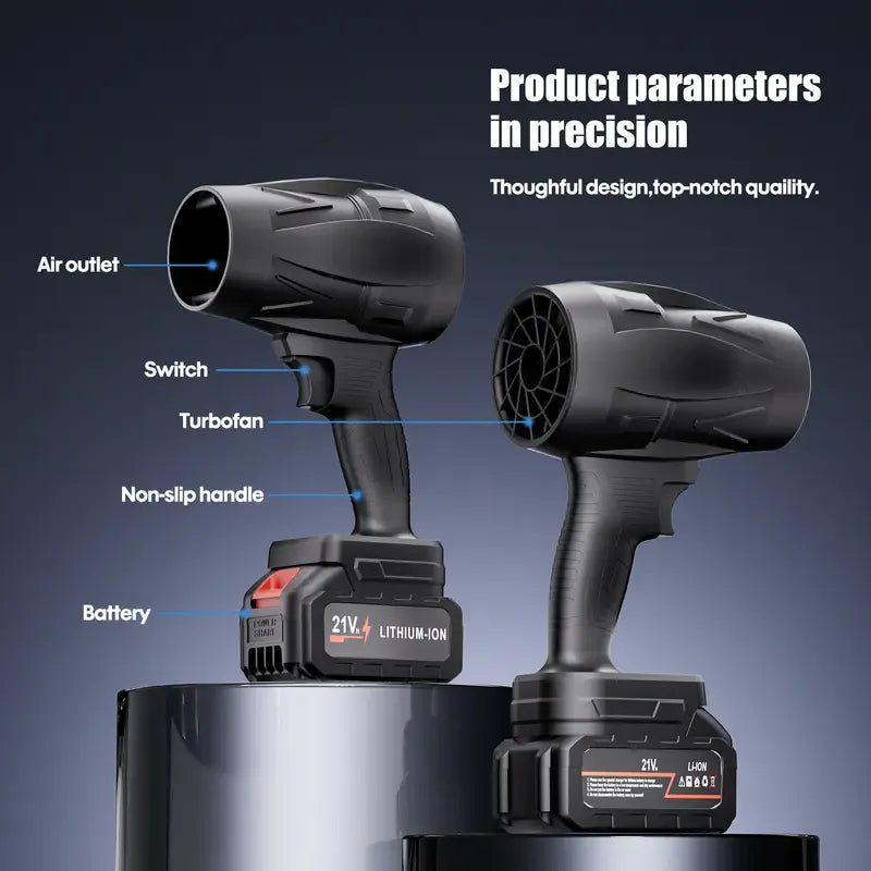 Electric Leaf Blower cordless,Turbo Jet Blower,Handheld Leaf Blower