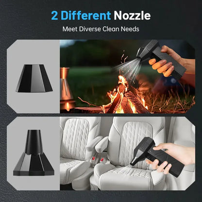 Mini Turbo Jet Fan – 130,000 RPM High-Speed Handheld Blower, 0.77 lbs Lightweight Design, USB-C Fast Charging