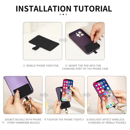Clip and Go Strap for Phone With Wallet Crossbody