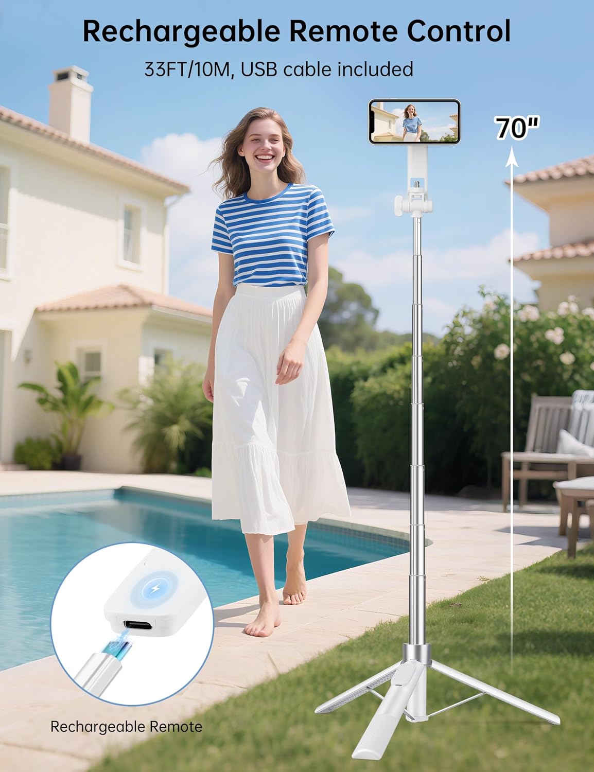 70" Magnetic Tripod