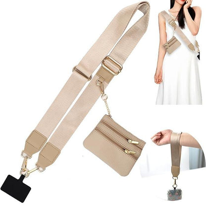 Clip and Go Strap for Phone With Wallet Crossbody