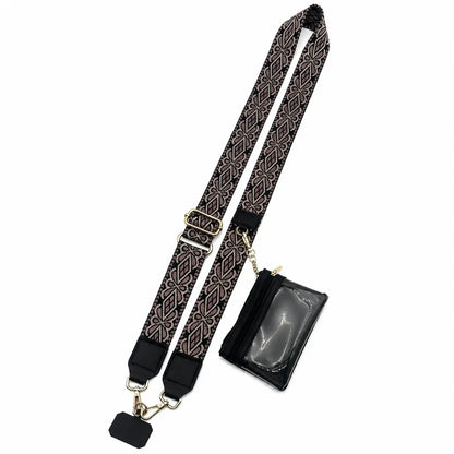 Clip and Go Strap for Phone With Wallet Crossbody