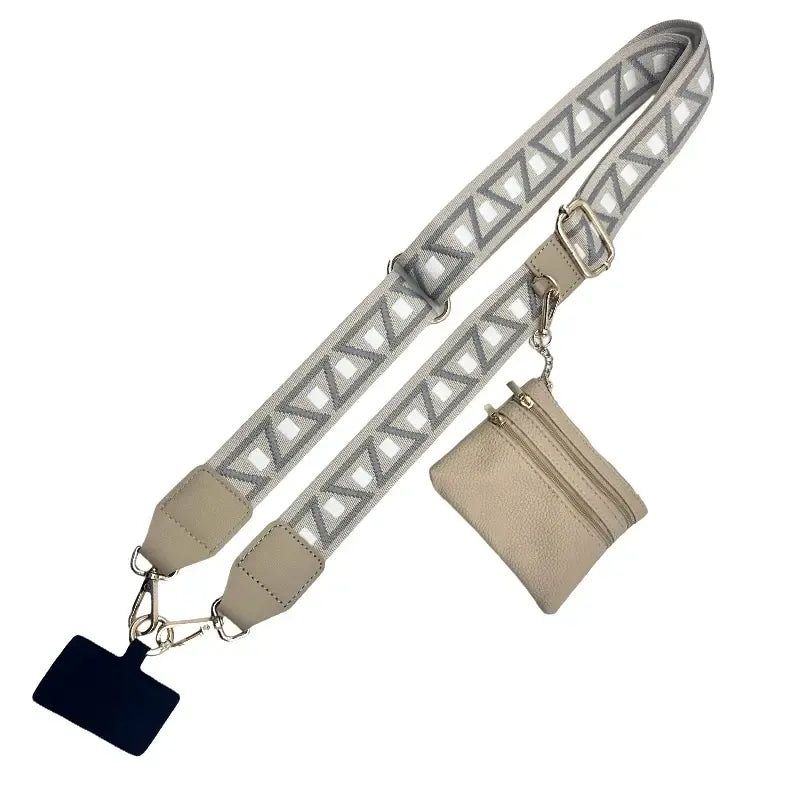 Clip and Go Strap for Phone With Wallet Crossbody