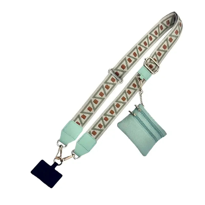 Clip and Go Strap for Phone With Wallet Crossbody