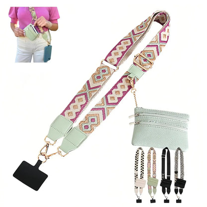 Clip and Go Strap for Phone With Wallet Crossbody