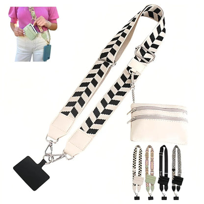 Clip and Go Strap for Phone With Wallet Crossbody