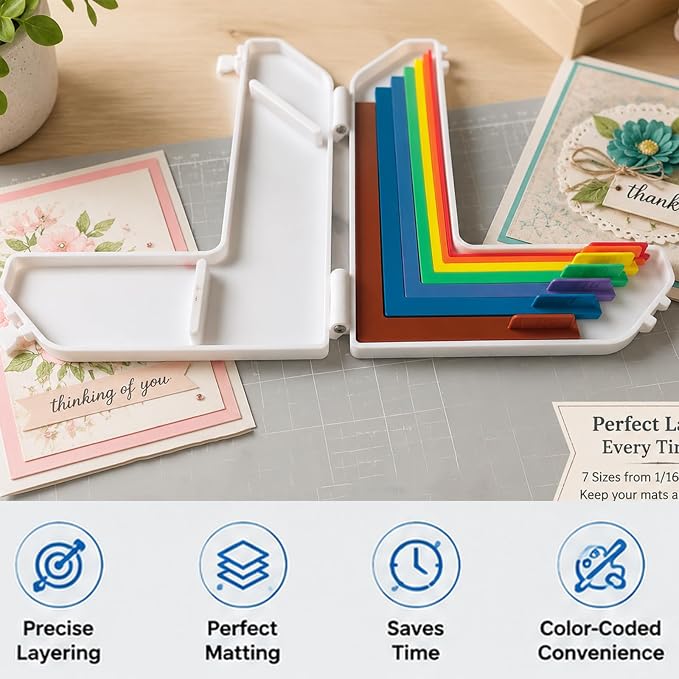 Basic Bliss 7-Piece Paper Crafting Alignment Guide Set