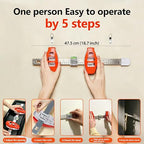 Picture hanging tool alignment and marking feature