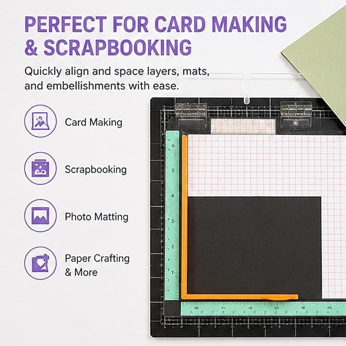 Basic Bliss 7-Piece Paper Crafting Alignment Guide Set