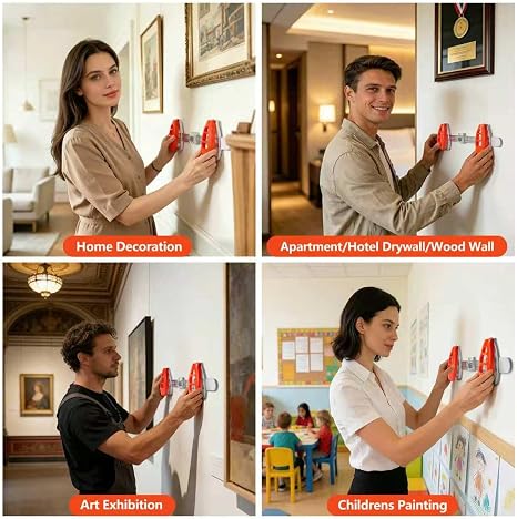 Complete 3-in-1 picture hanging tool set
