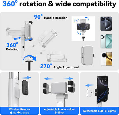 Auto Face Tracking Selfie Stick