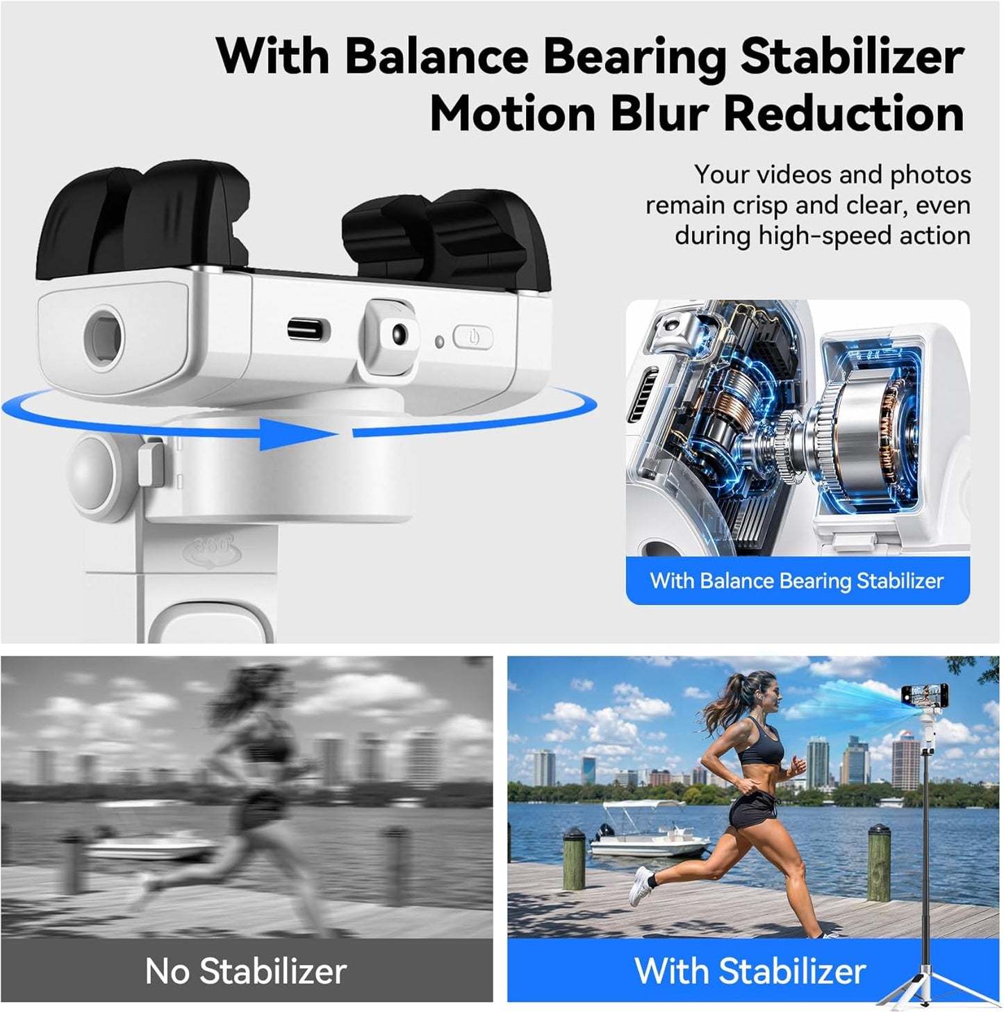 Auto Face Tracking Selfie Stick