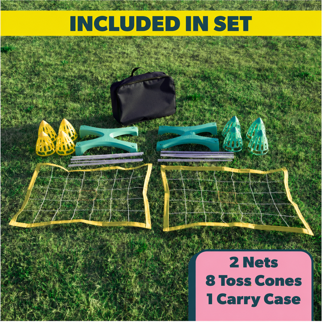 The Original Cone Toss Outdoor Target Tossing Outdoor Game