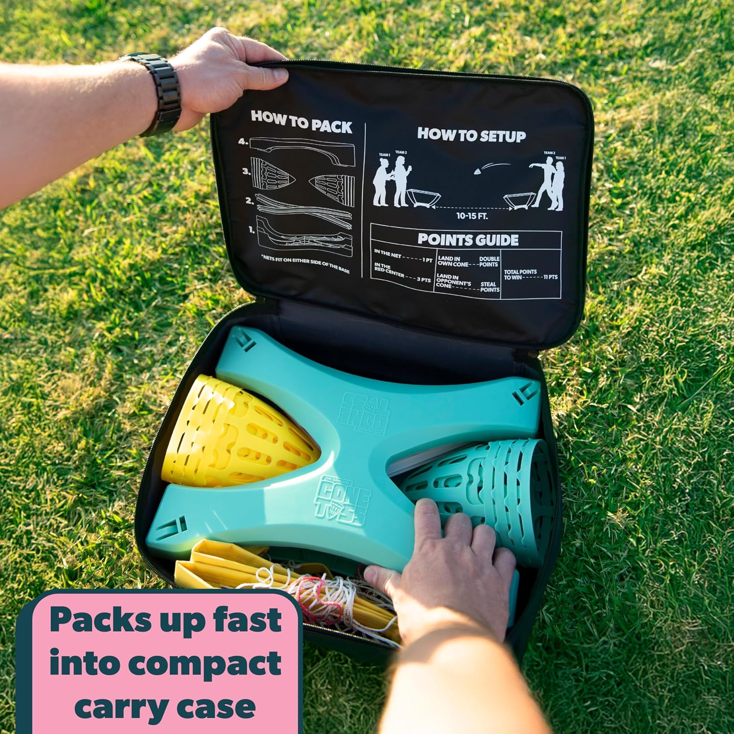 The Original Cone Toss Outdoor Target Tossing Outdoor Game