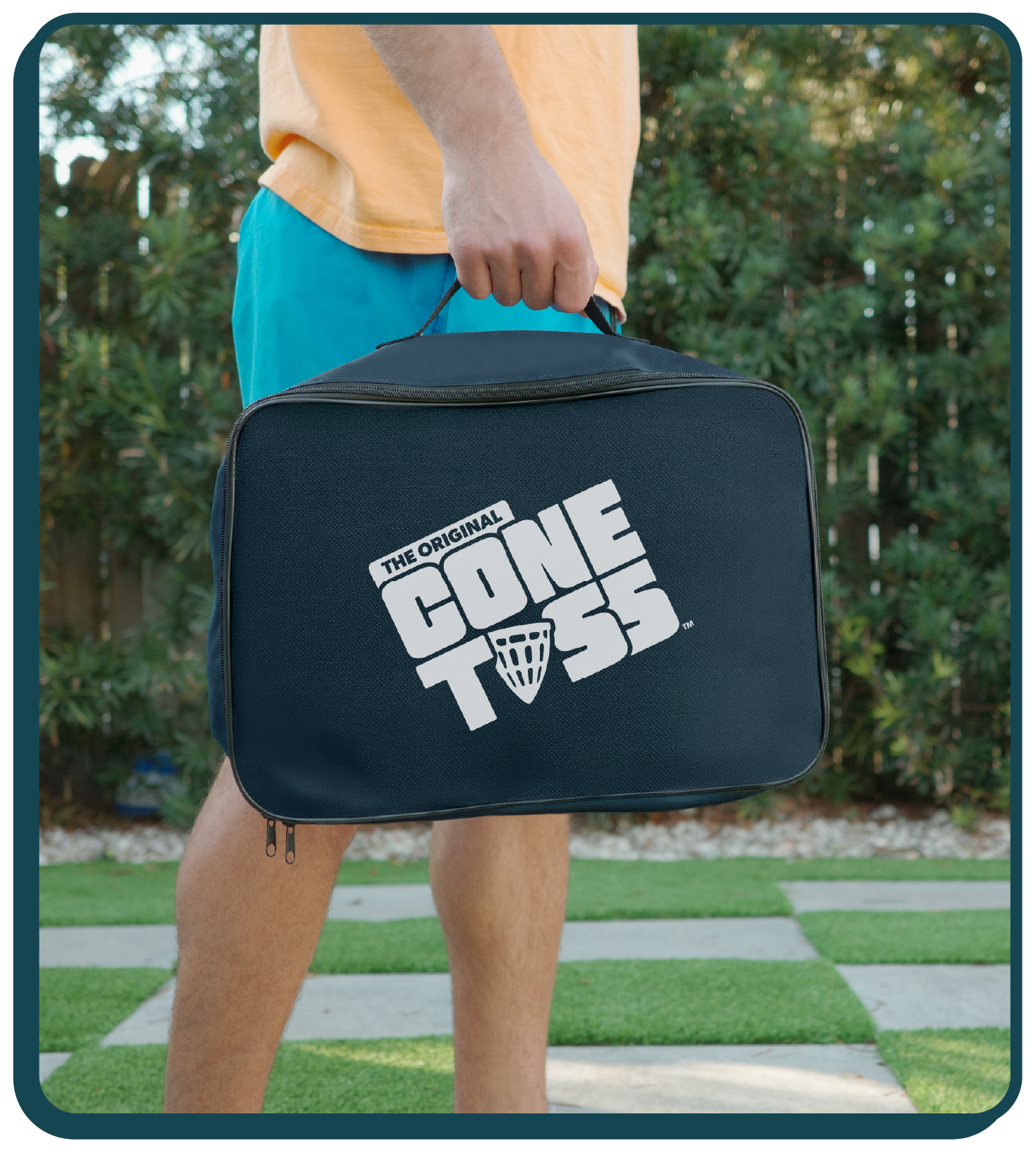 Cone Toss portable game carry case